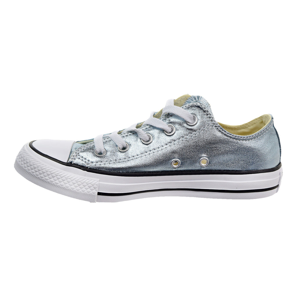 Metallic shops grey converse