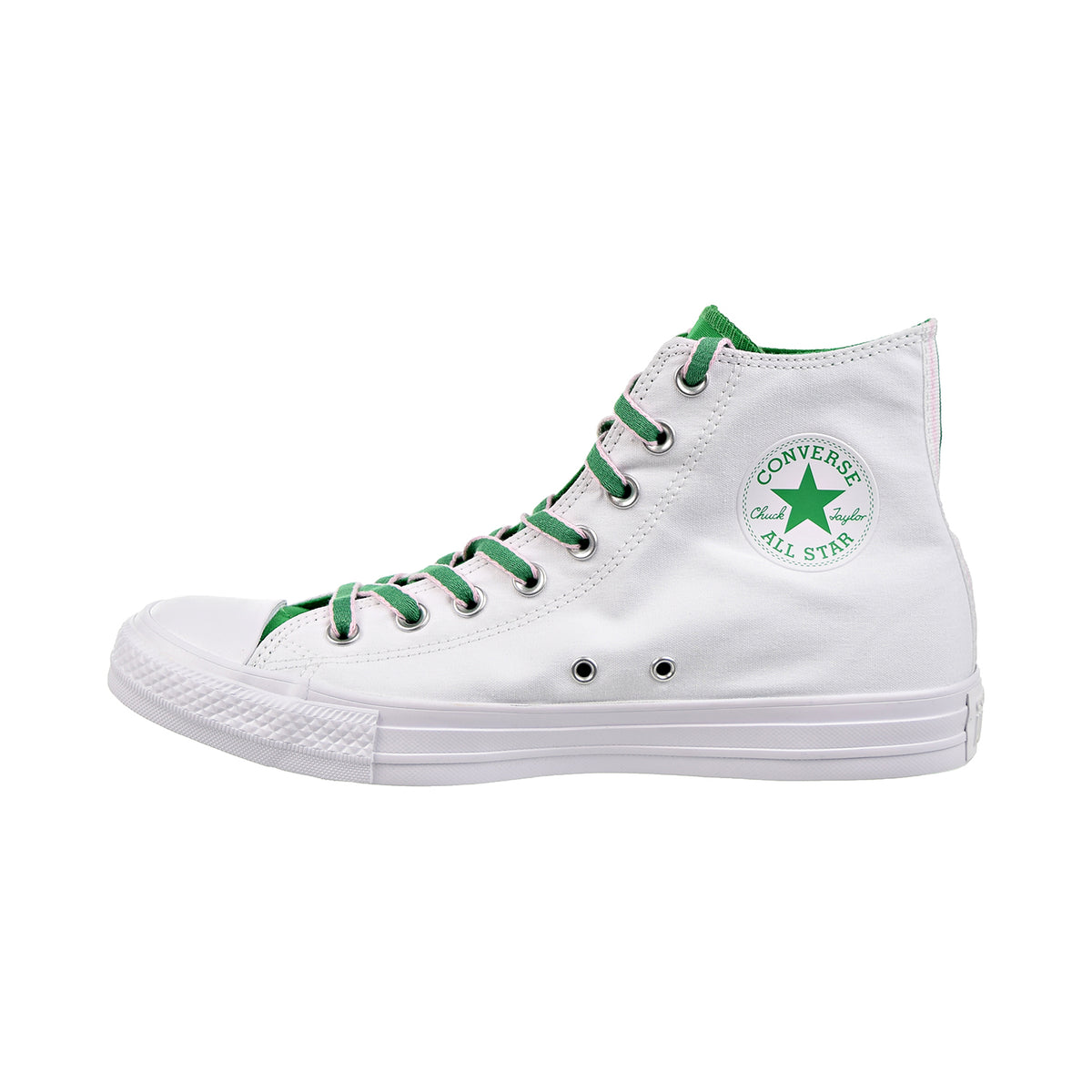 Converse Chuck Taylor All Star Hi Men's Shoes White/Green/Cherry Blossom