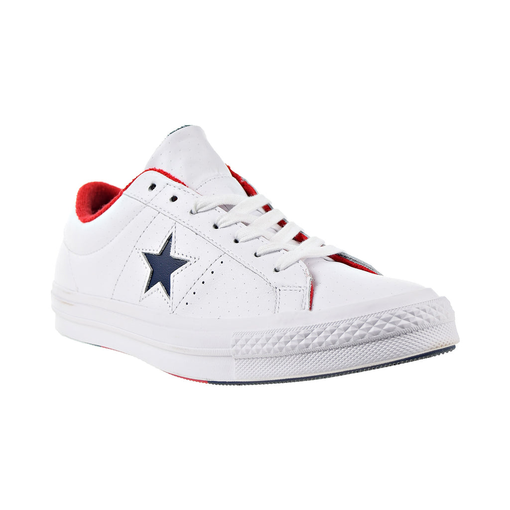 Converse One Star Ox Men's Shoes White-Athletic Navy