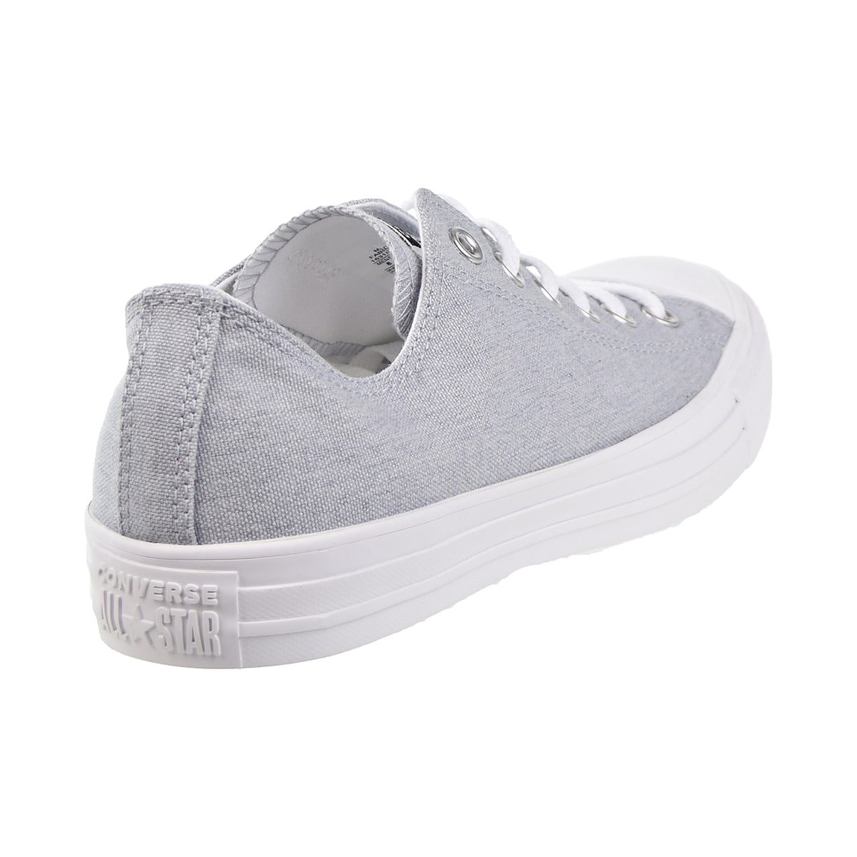 Converse Chuck Taylor All Star OX Little Kids Shoes Wolf Grey/White