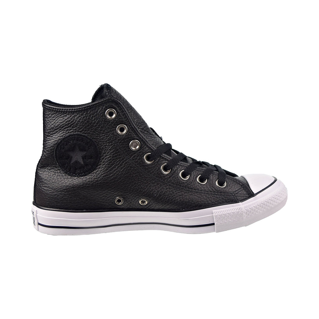 Converse Chuck Taylor All Star Leather Hi Men's Shoes Black-White