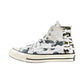 Converse Chuck Taylor All Star 70 Hi "Blocked Camo" Mens Shoes White-Carbon Grey