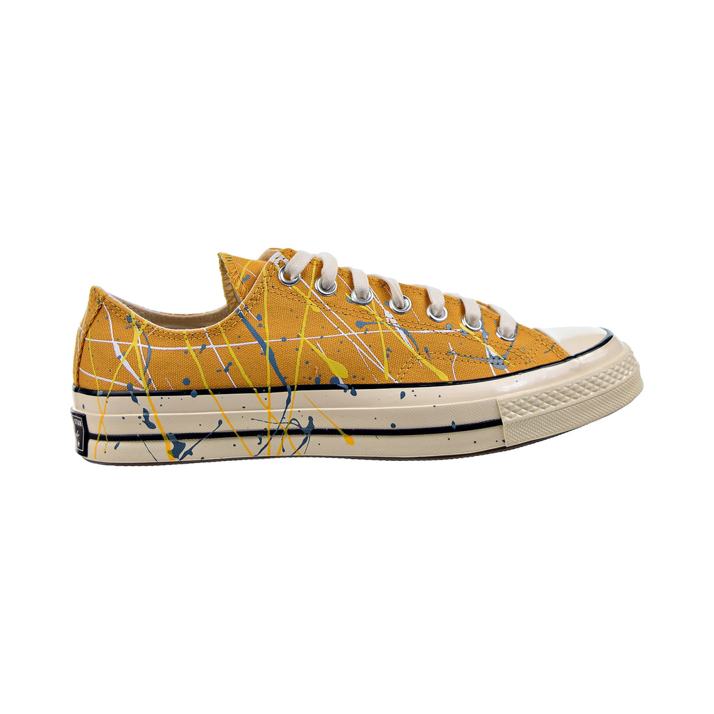 Converse Chuck 70 Ox Paint Splatter Men's Shoes Sunflower Gold-Egret