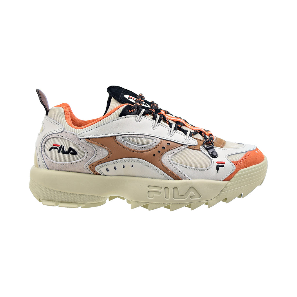 Fila Boveasorus X Disruptor Men's Shoes Fila Cream-Black-Sho Orange