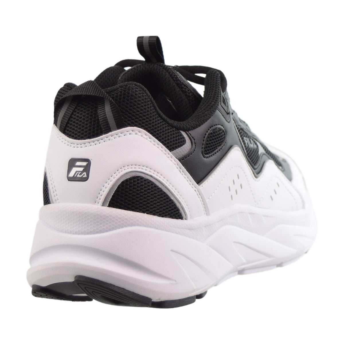 Fila Trigate Men's Shoes Black-White-Metallic Silver