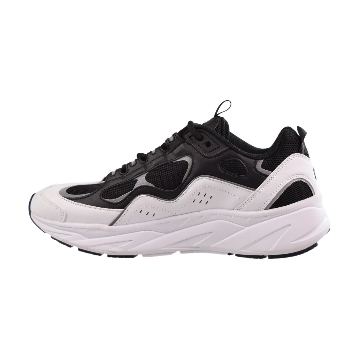 Fila Trigate Men's Shoes Black-White-Metallic Silver