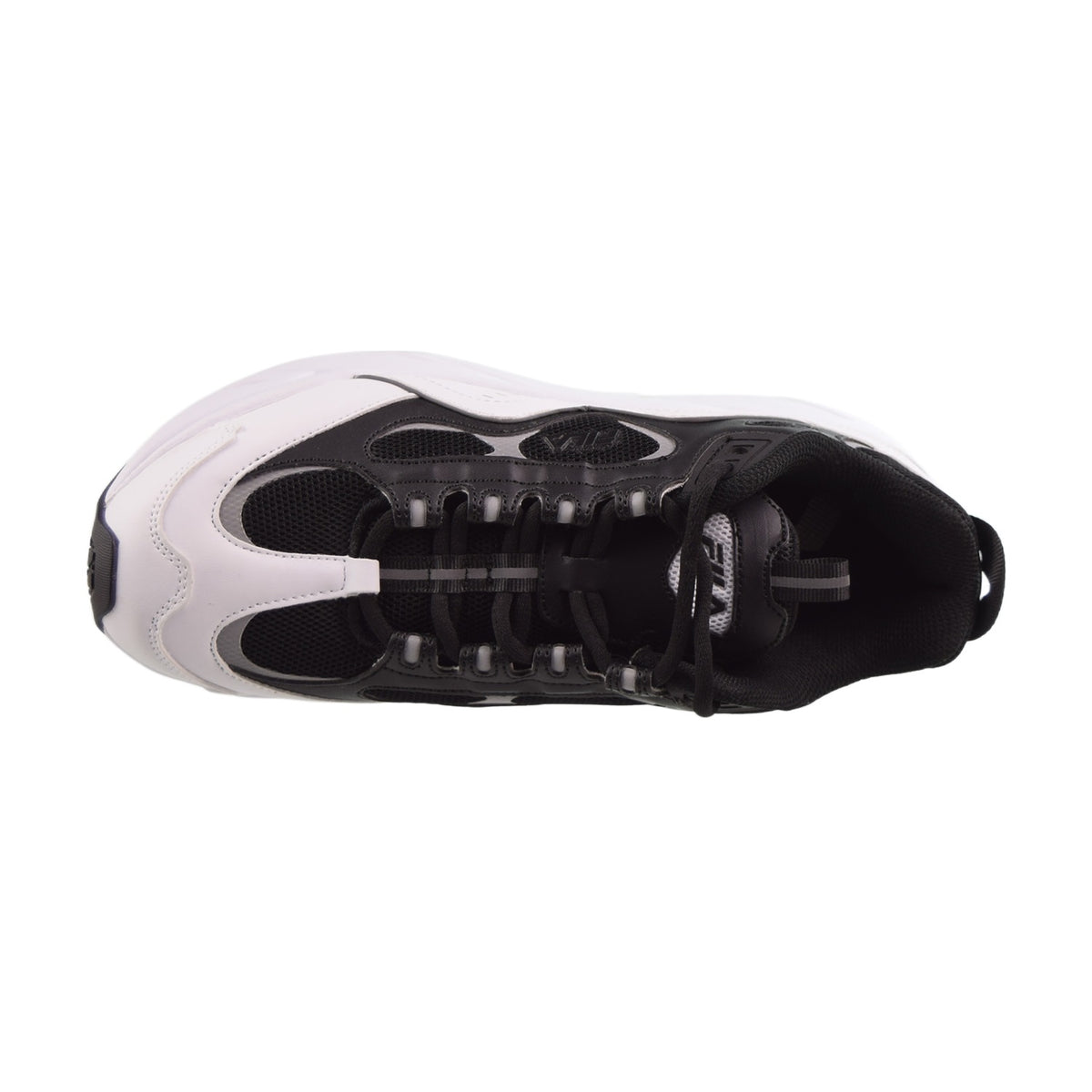 Fila Trigate Men's Shoes Black-White-Metallic Silver
