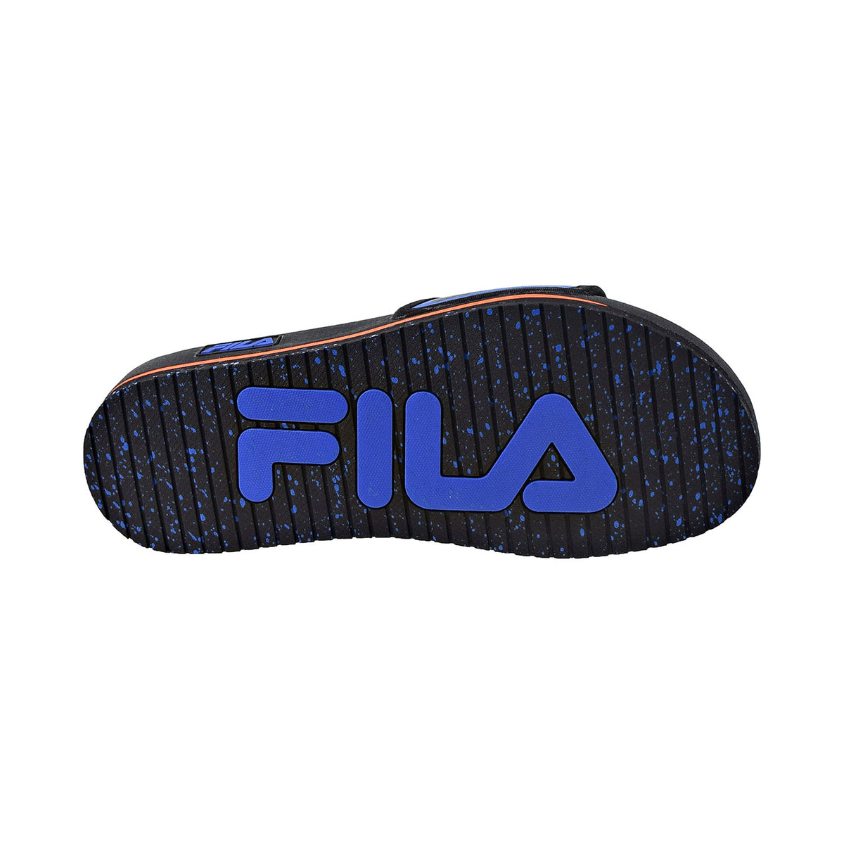 Fila Men's Lunar Slides Black-Prince Blue-Red Orange