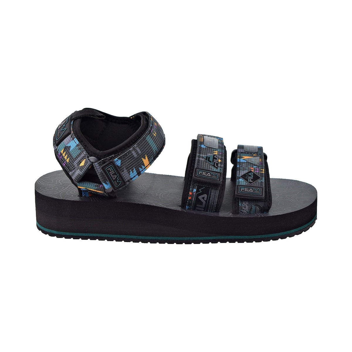 Fila Men's Drifter DNS Sandals Black-June Bug-Saffron