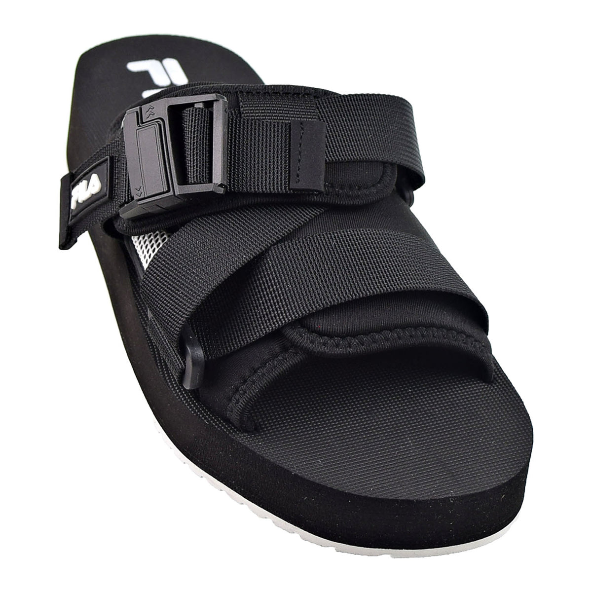 Fila Men's Sol-Slides V2 Black-White