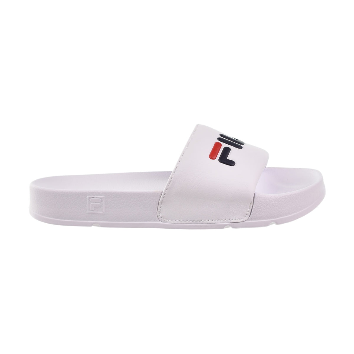 Fila Drifter Men's Slide Sandals White-Navy-Red