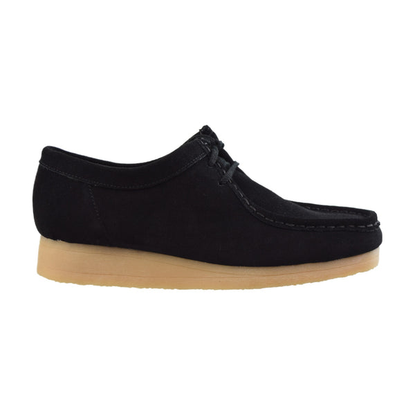 Clarks Padmora Square Toe Suede Lace Up Women's Shoes Oxford Black