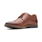 Clarks Atticus Lace Mens Oxford Shoes Mahogany Leather