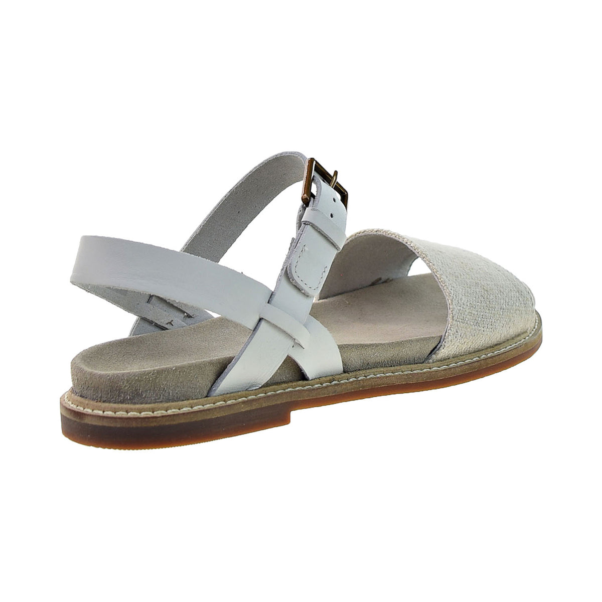 Clarks Corsio Strap Women's Flat Sandals Natural Canvas