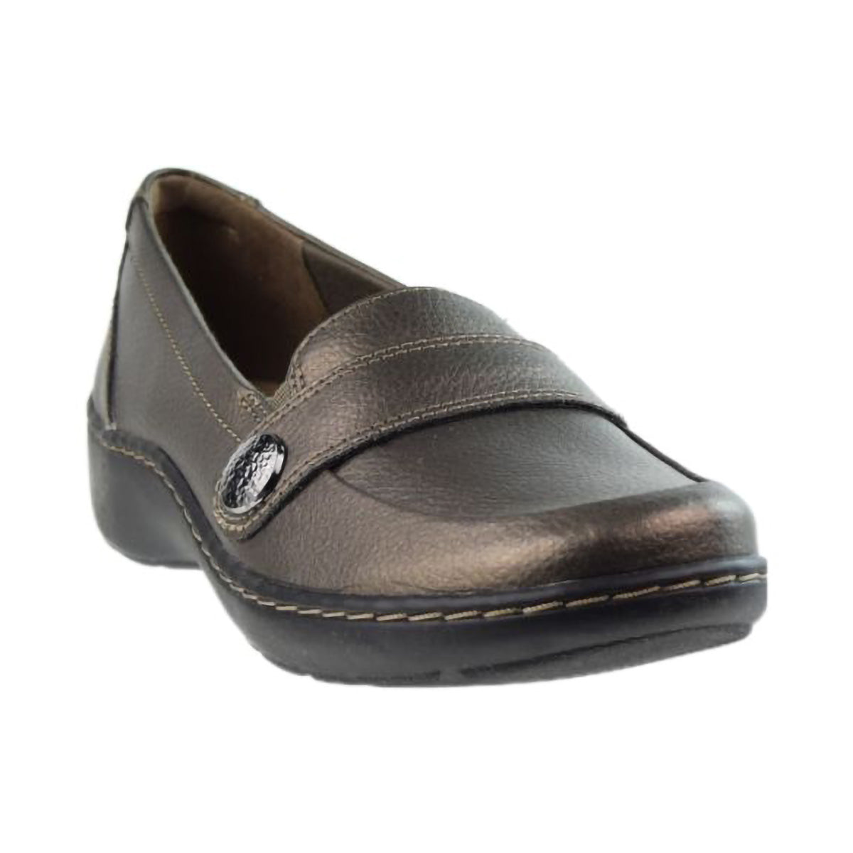 Clarks Cora Daisy Women's Shoes Bronze Metallic