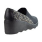 Clarks Mazy Seabury Casual Leopard Print Women's Shoes Black
