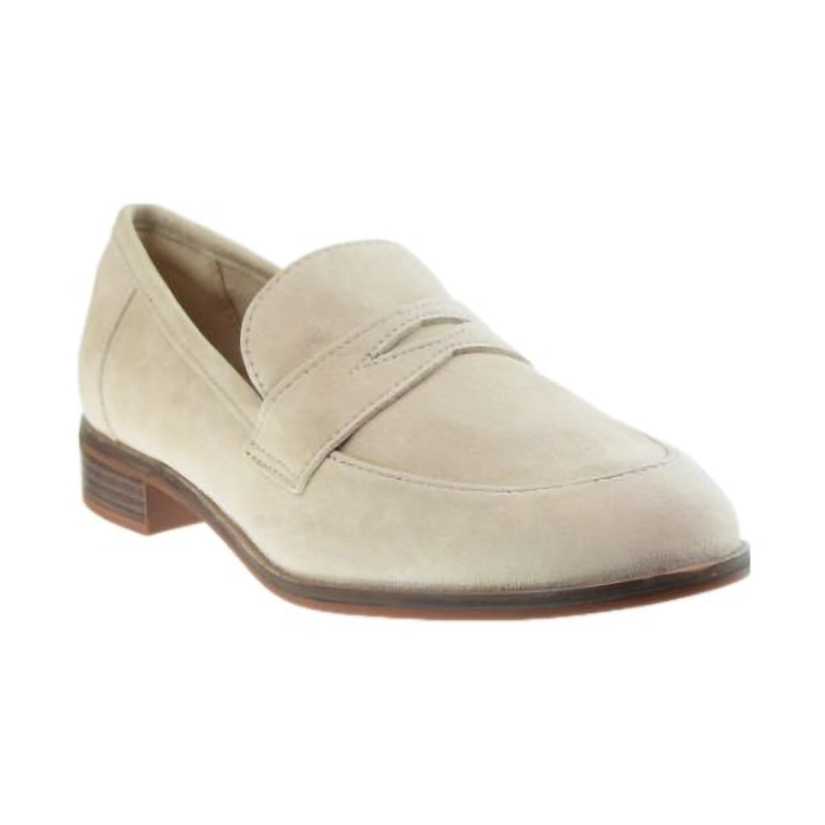Clarks Trish Rose (Wide) Women's Shoes Light Taupe Suede