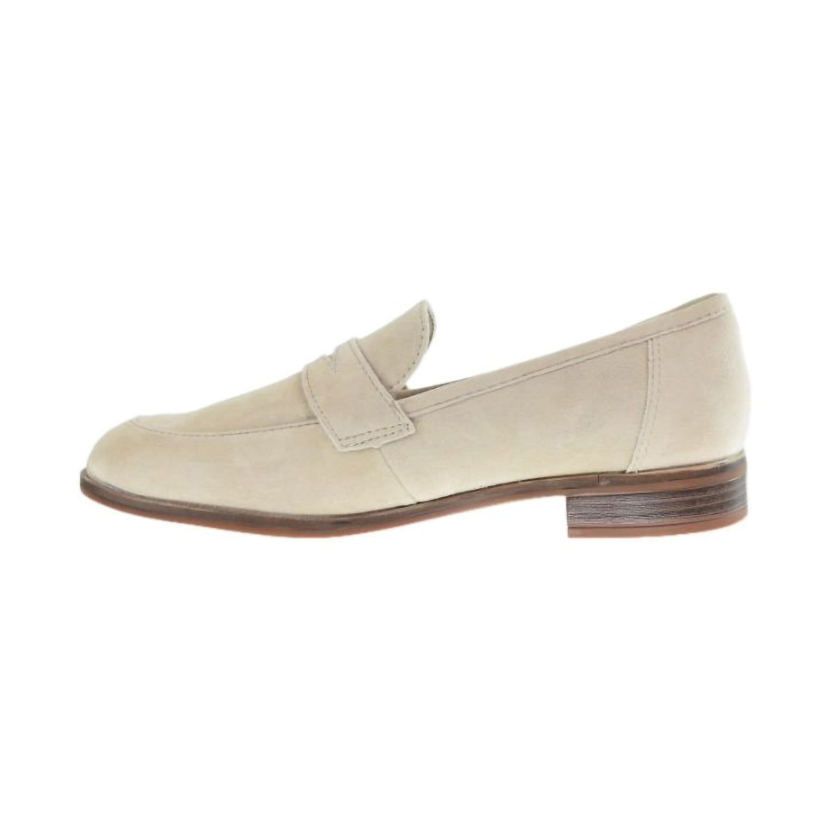 Clarks Trish Rose (Wide) Women's Shoes Light Taupe Suede