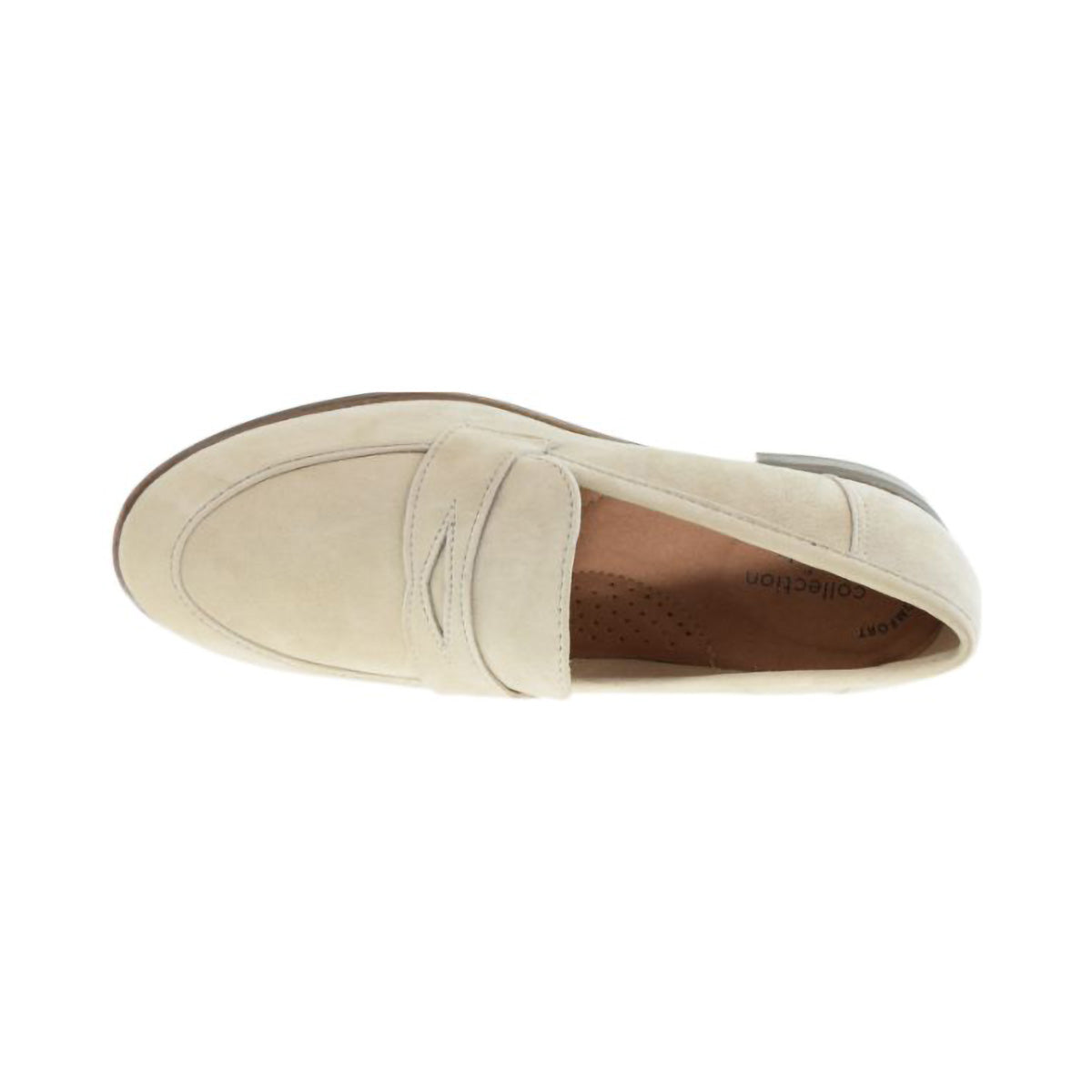 Clarks Trish Rose (Wide) Women's Shoes Light Taupe Suede