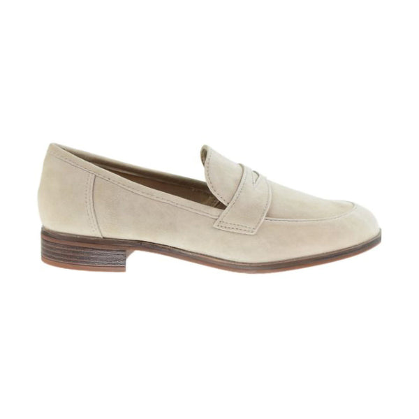 Clarks Trish Rose (Wide) Women's Shoes Light Taupe Suede