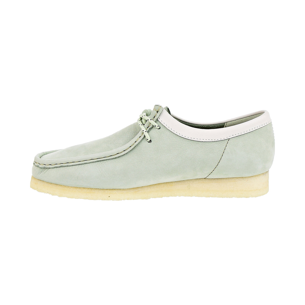 Clarks Wallabee Men's Shoes Pale Green