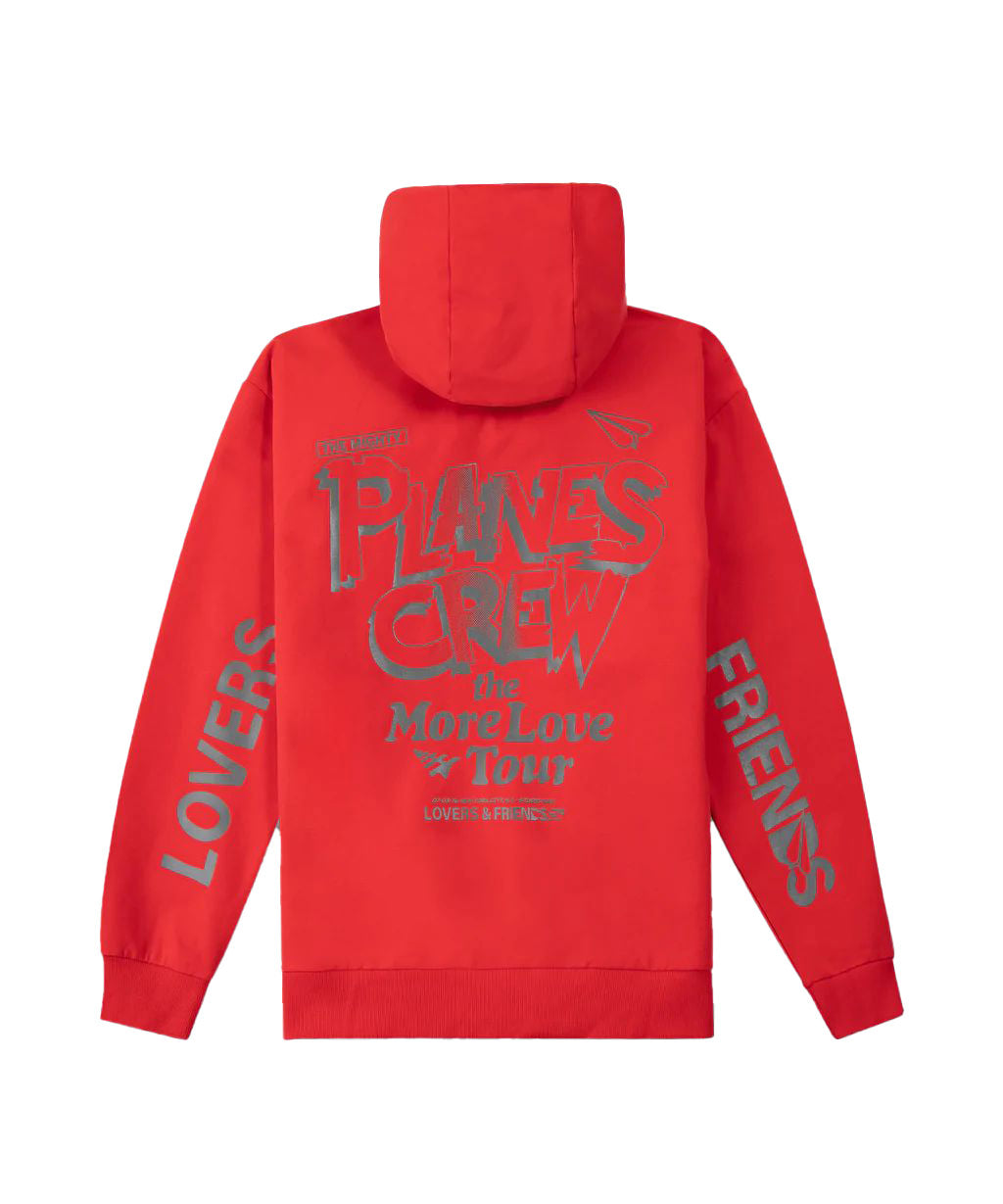 Paper Planes More Love Tour Men's Hoodie Coral Red