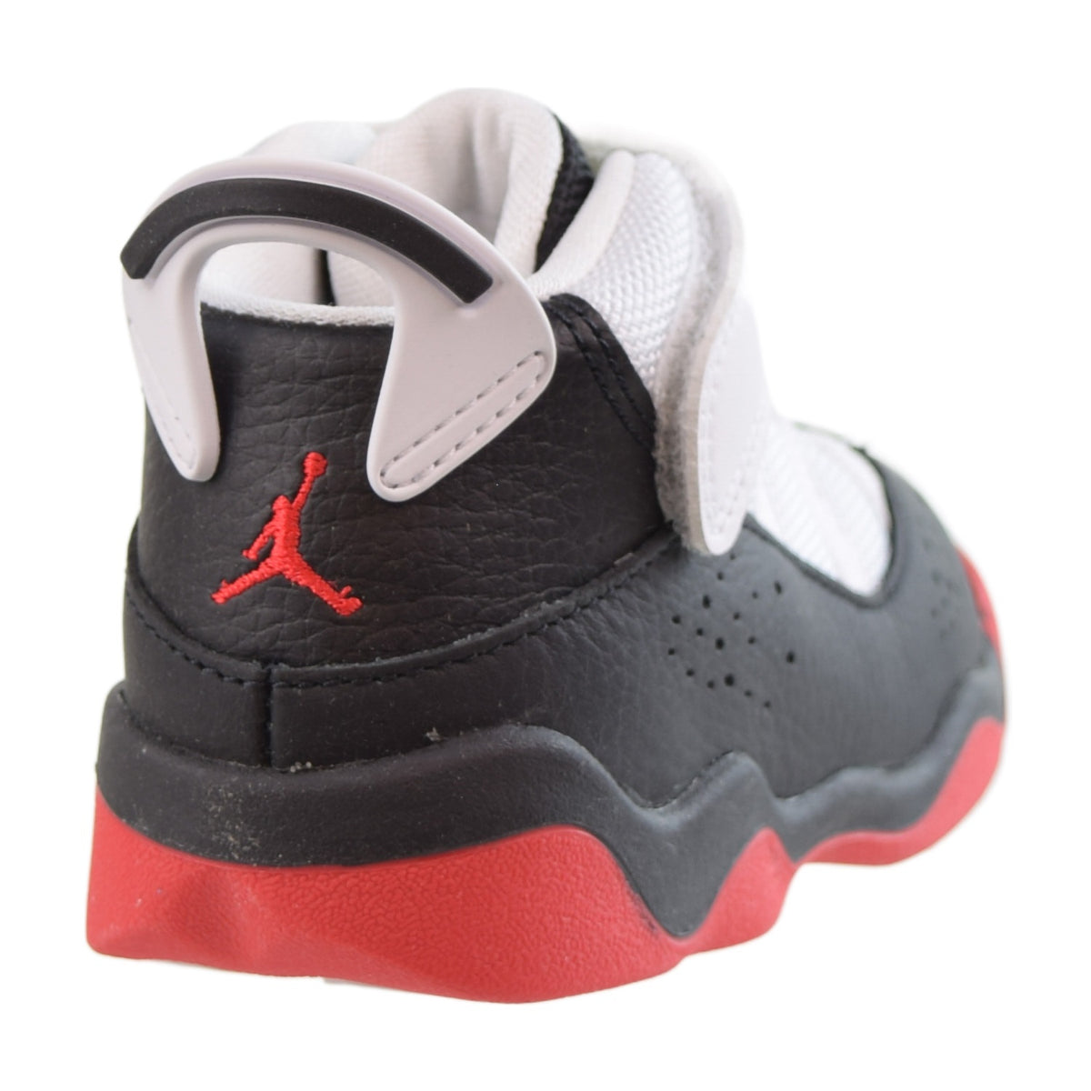 Jordan 6 Rings "'He Got Game" (TD) Toddler Shoes Black-University Red-White