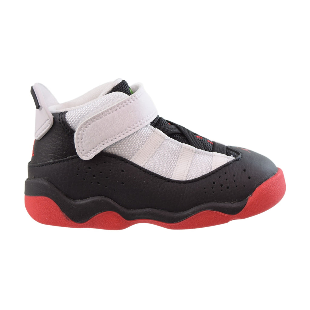 Jordan 6 Rings "'He Got Game" (TD) Toddler Shoes Black-University Red-White