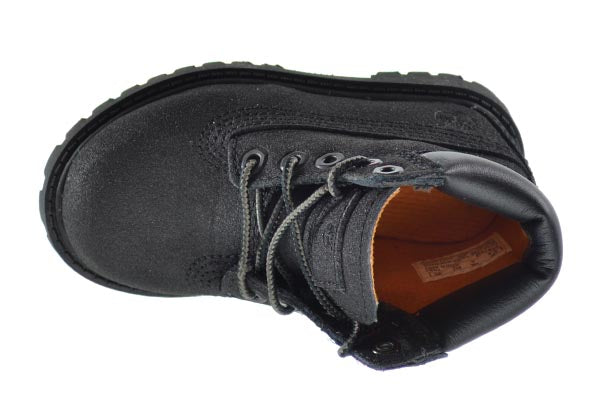 Timberland Baby Toddlers 6 Inch Premium Waterproof Scuffproof Boots Black