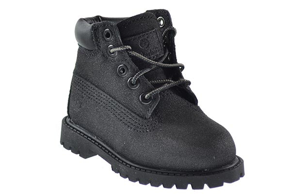 Timberland Baby Toddlers 6 Inch Premium Waterproof Scuffproof Boots Black