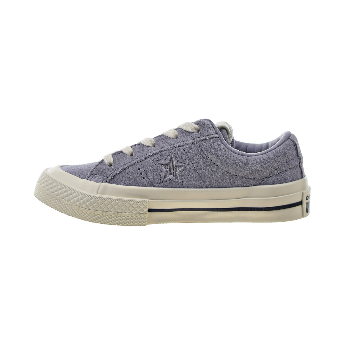 Converse One Star Ox Little Kids' Shoes Provence Purple-Silver