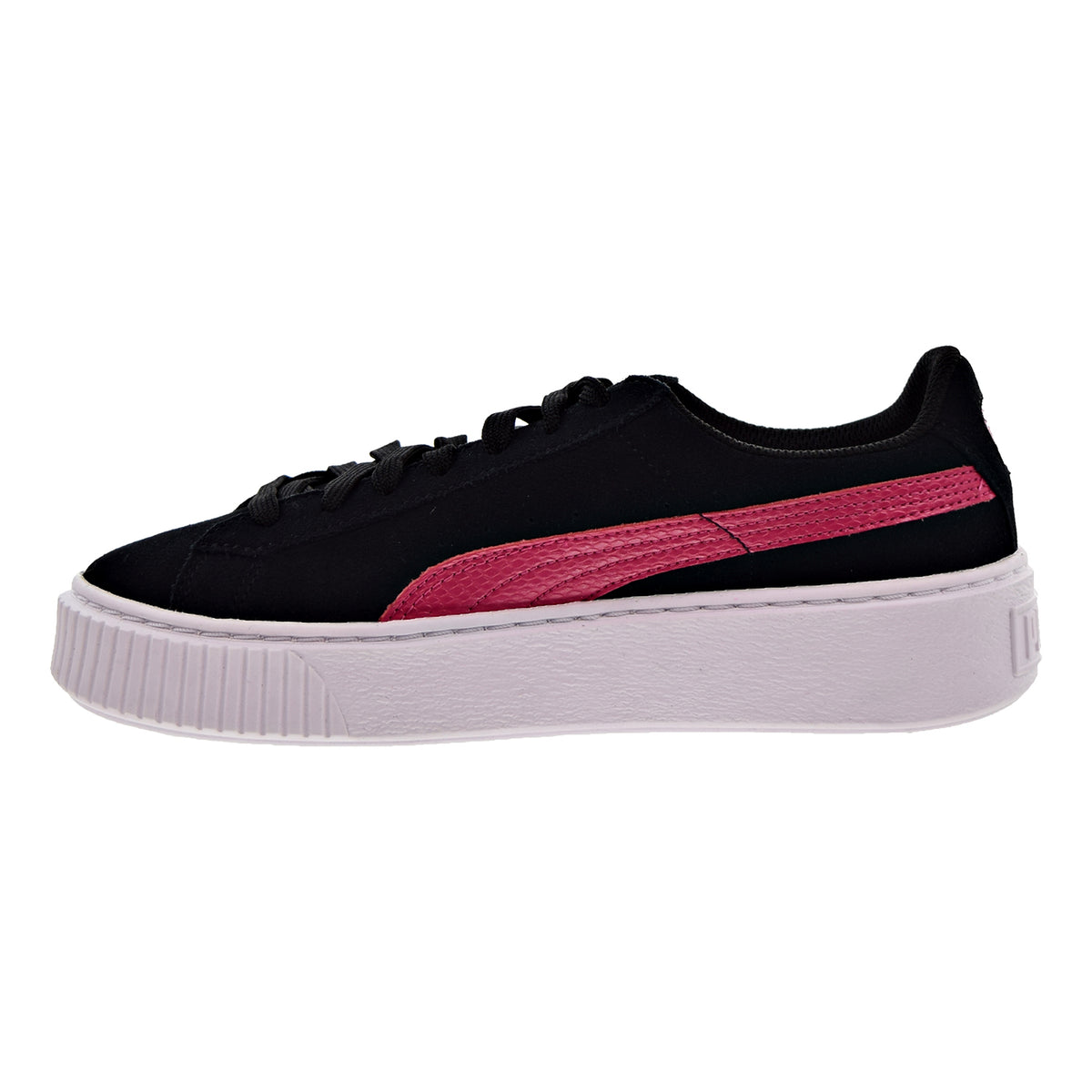 Puma Suede Platform Snk Jr Big Kid's Shoes Puma Black/Love Potion