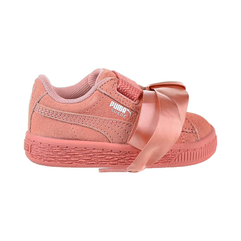 Puma Suede Heart Lifestyle Toddler's Shoes Desert Flower/White