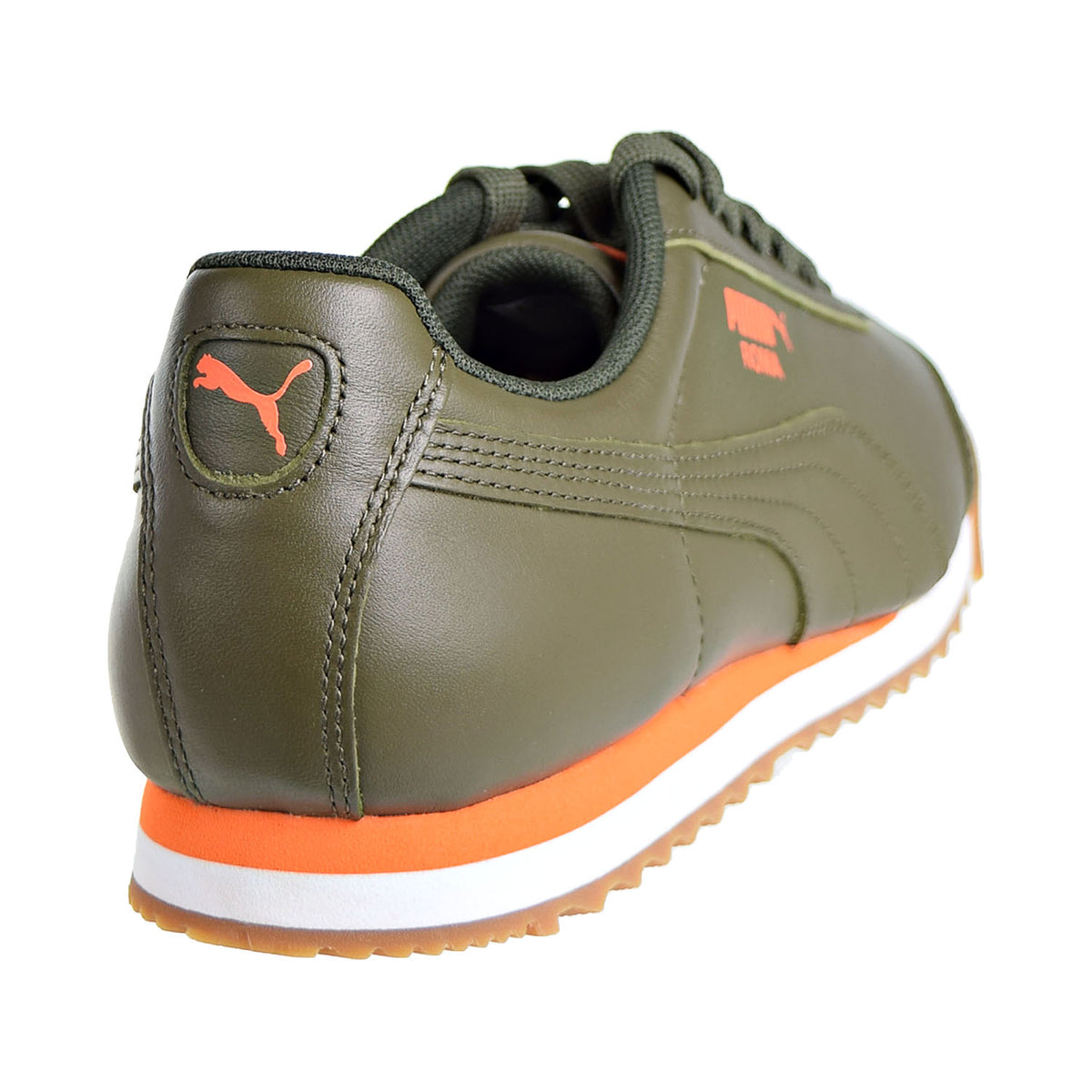 Puma Roma Classic Gum Men's Shoes Forest Night/Firecracker