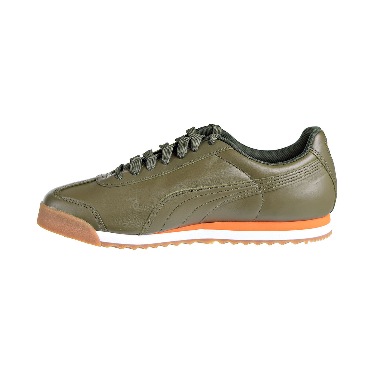 Puma Roma Classic Gum Men's Shoes Forest Night/Firecracker