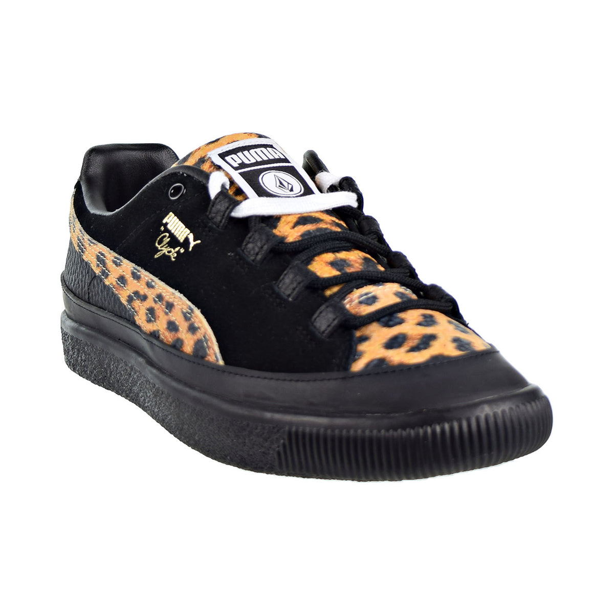 Puma Clyde RT X Volcom Mens Shoes Puma Black/Puma White