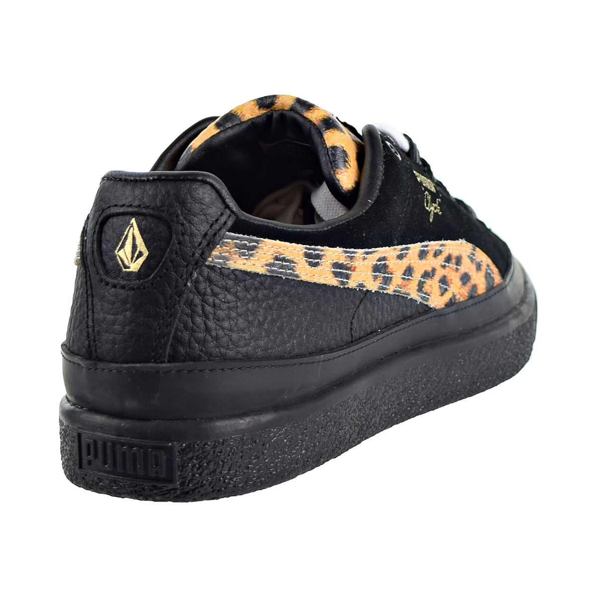 Puma Clyde RT X Volcom Mens Shoes Puma Black/Puma White