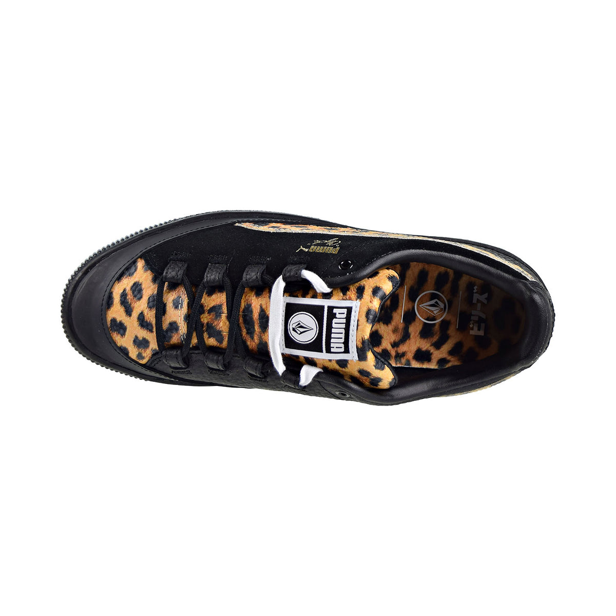 Puma Clyde RT X Volcom Mens Shoes Puma Black/Puma White