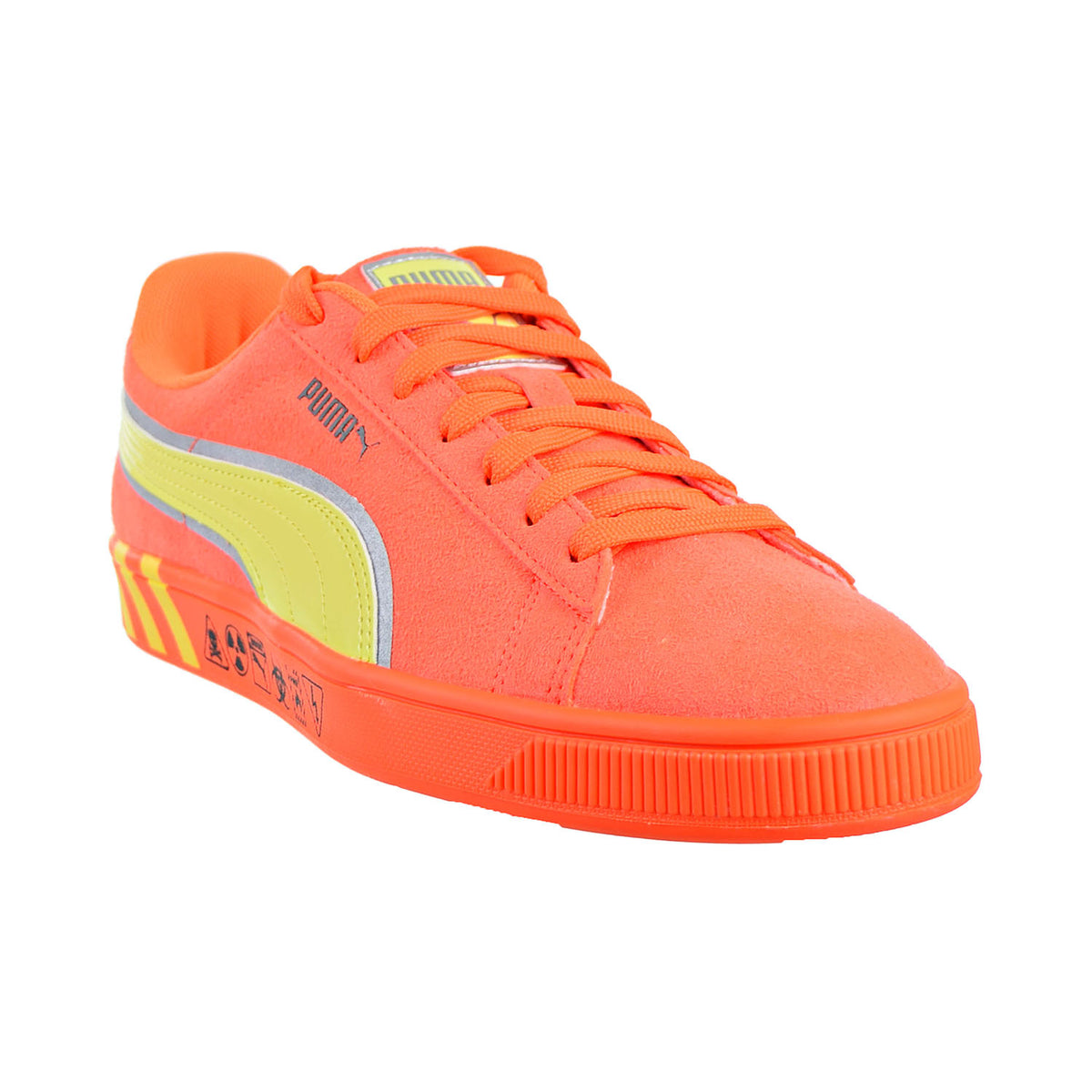Puma Hazard Orange Mens Shoes Shocking Orange/Lemon Tonic