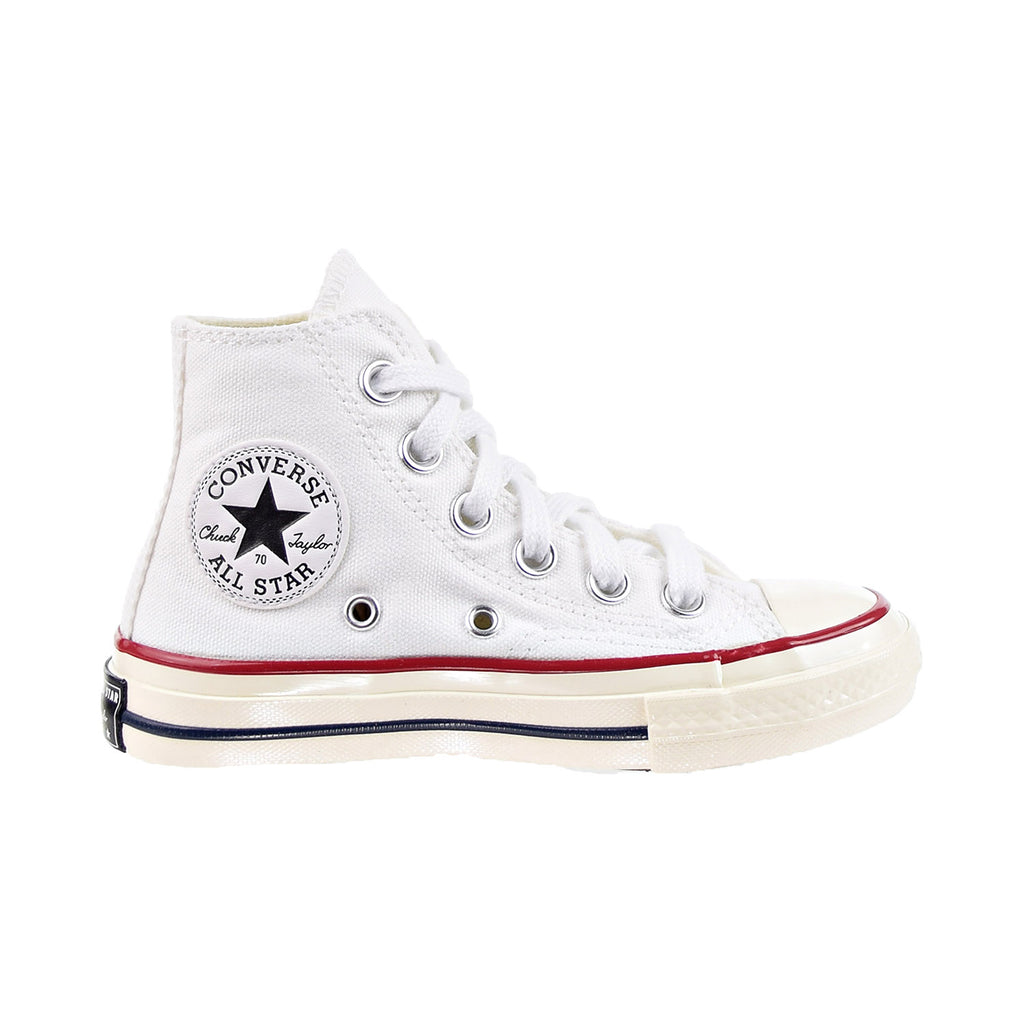 Converse Chuck 70 Hi Big Kids' Shoes White/Granet/Egret