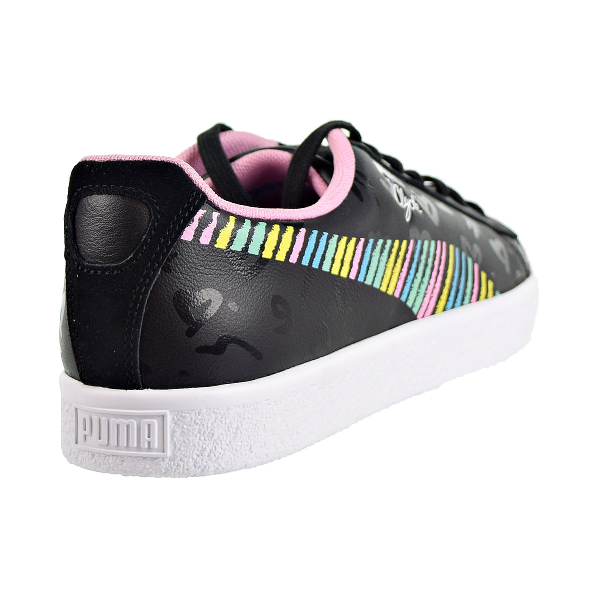 Puma Clyde Bradley Theodore Mens Shoes Puma Black/Prism Pink