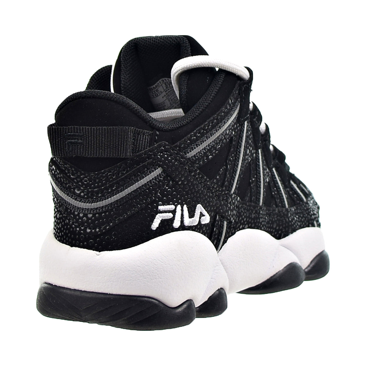 Fila Stackhouse Spaghetti Little Kids' Shoes Black-White