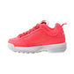 Fila Disruptor II Logo Reveal Big Kids' Shoes Pink-White