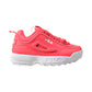 Fila Disruptor II Logo Reveal Big Kids' Shoes Pink-White