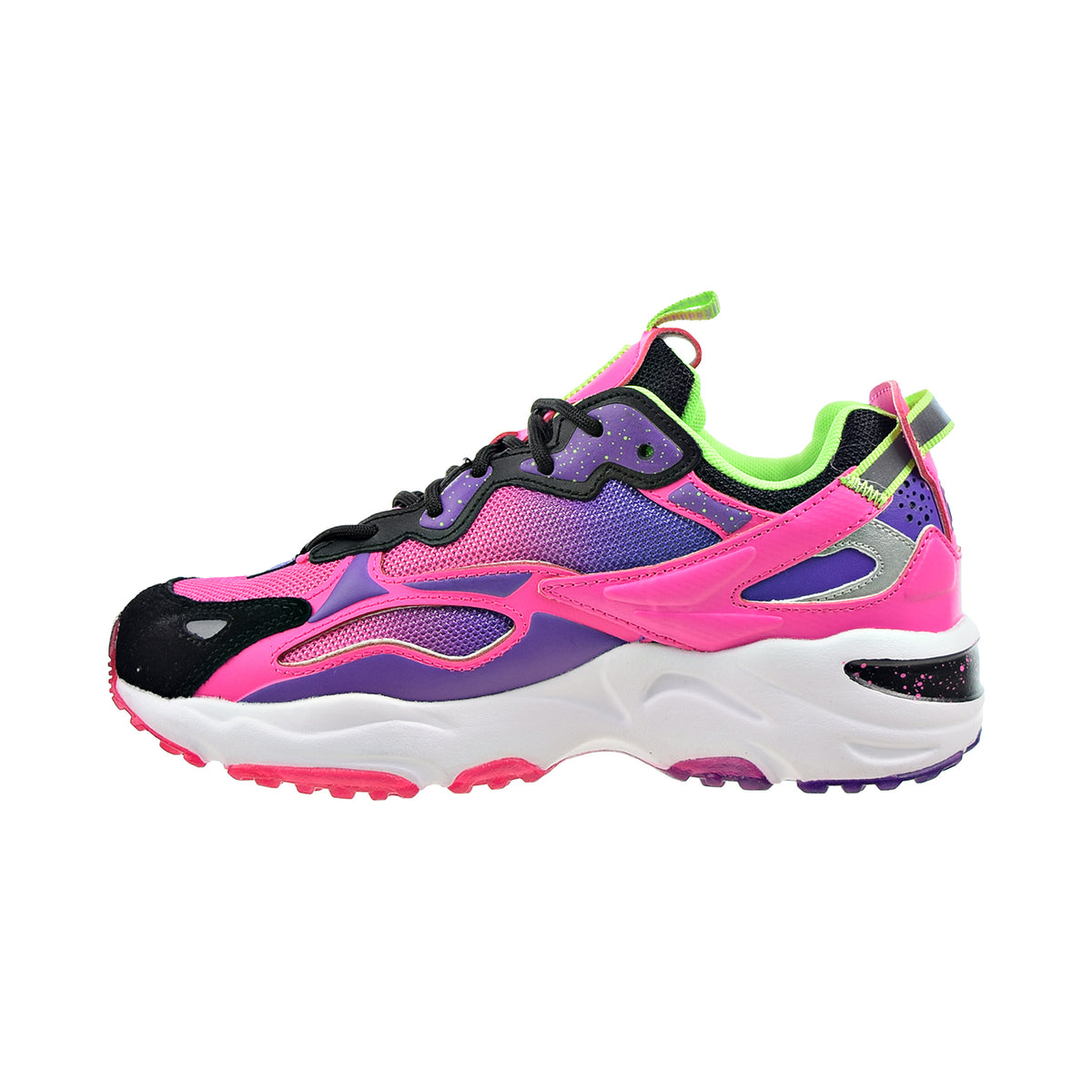 Fila Ray Tracer Apex Big Kids' Shoes Pink Glow-White-Electric Purple