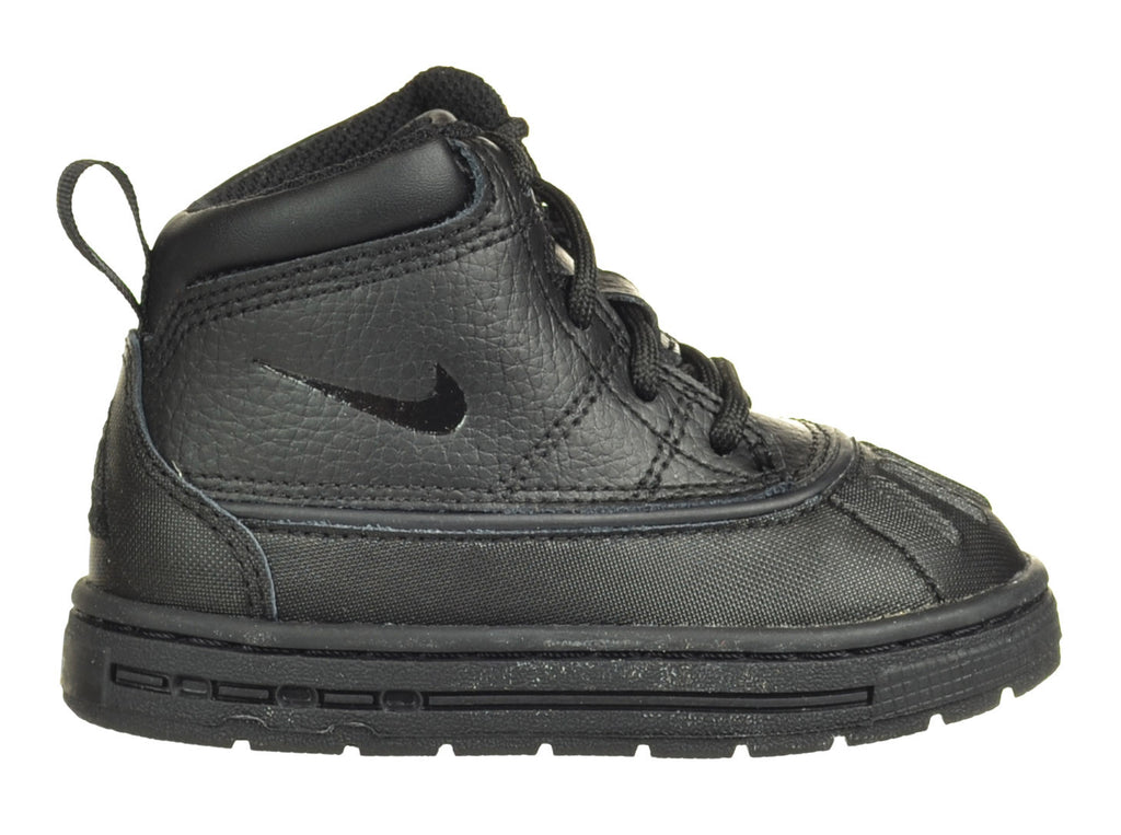 Nike Woodside (TD) Baby Toddler Leather ACG Boots Waterproof Black