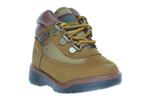 Timberland Baby Toddlers Leather And Fabric Field Boots Sundance Nubuck