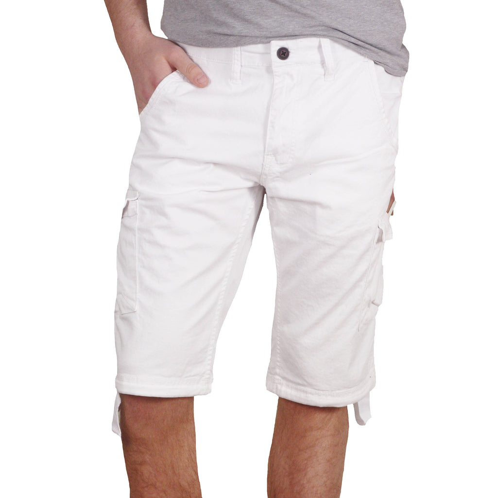 Jordan Craig Basic Cargo Shorts White