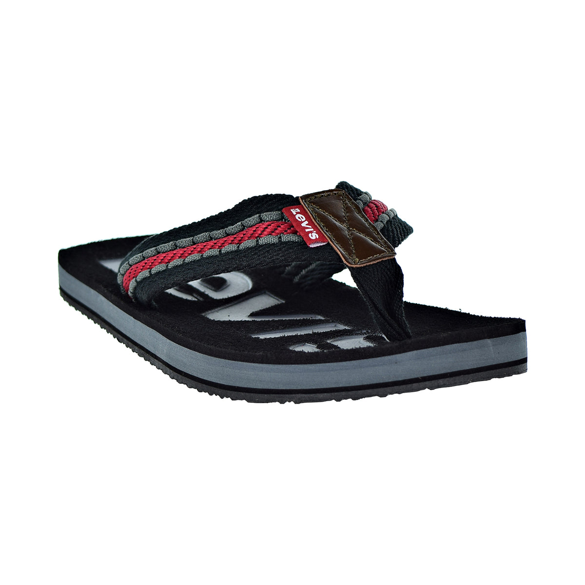 Levis Kyle Casual Men's Sandals Black/Grey/Red