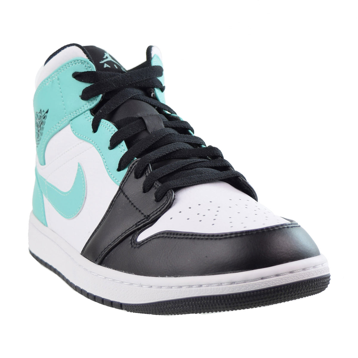 Jordan 1 Mid Men's Shoes White-Black-Tropical Twist